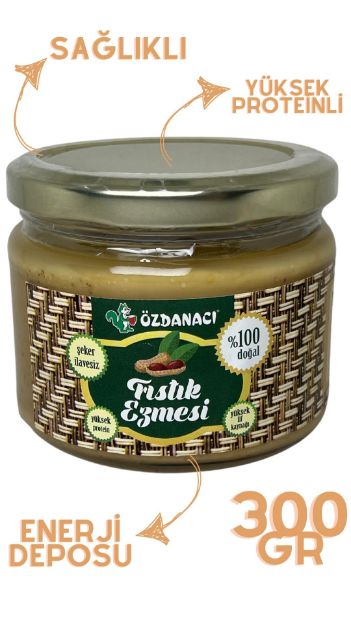FISTIK EZMESİ 300GR (KATKISIZ %100 DOĞAL). ürün görseli